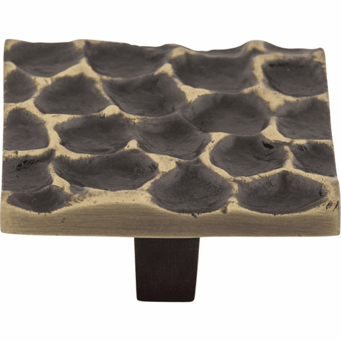 Top Knobs TK302BA Cobblestone 1 15/16" Length Square Knob BA