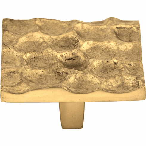 Top Knobs TK302BR Cobblestone 1 15/16" Length Square Knob BR