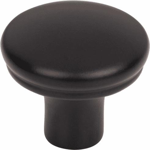 Top Knobs TK3050BLK Julian 1 1/4" Length Mushroom Knob BLK