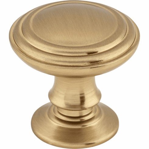 Top Knobs TK320HB Reeded Knob 1 1/4 Inch Honey Bronze