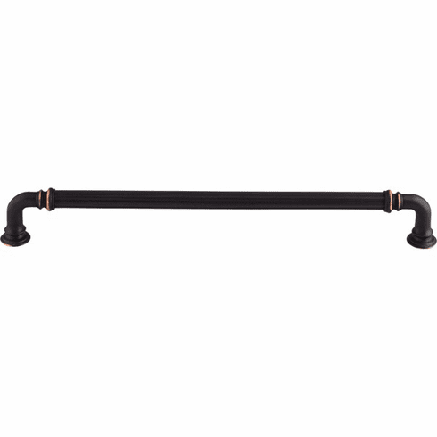 Top Knobs TK325UM Reeded 9" Center to Center Bar pull UM