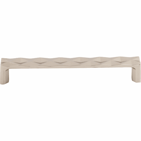 Top Knobs TK563PN Quilted Pull 6 5/16 Inch CC Polished Nickel