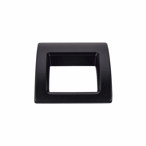 Top Knobs TK616BLK Tango Finger Pull 1 1/2 Inch CC Flat Black