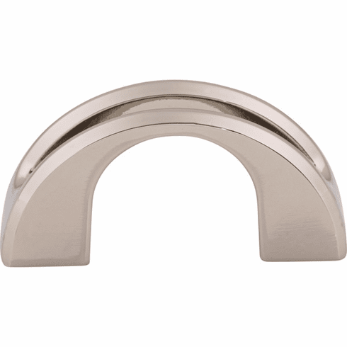 Top Knobs TK617PN Tango U Finger Pull 1 1/4 Inch CC Polished Nickel