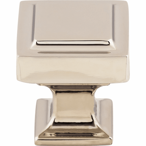 Top Knobs TK701PN Ascendra Knob 1 1/8 Inch Polished Nickel