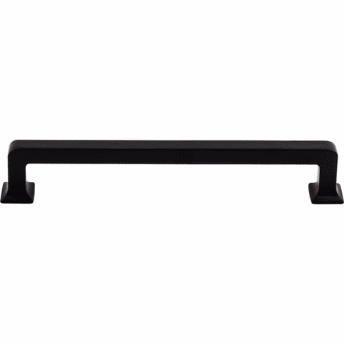 Top Knobs TK705BLK Ascendra 6 5/16" Center to Center Bar pull BLK
