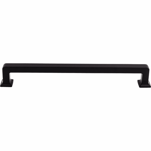 Top Knobs TK709BLK Ascendra 12" Center to Center Appliance pull BLK