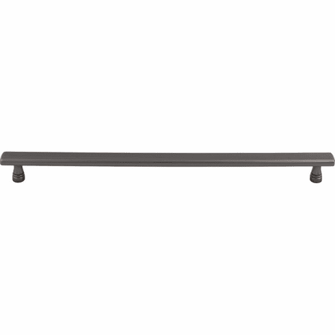 Top Knobs TK857AG Kingsbridge Pull 12 Inch CC Ash Gray