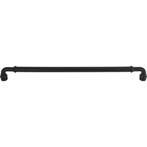 Top Knobs TK891BLK Brixton 18" Center to Center Appliance pull BLK
