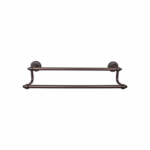 Top Knobs TUSC11ORB Tuscany Bath 30" Double Towel Bar - Oil Rubbed Bronze ORB