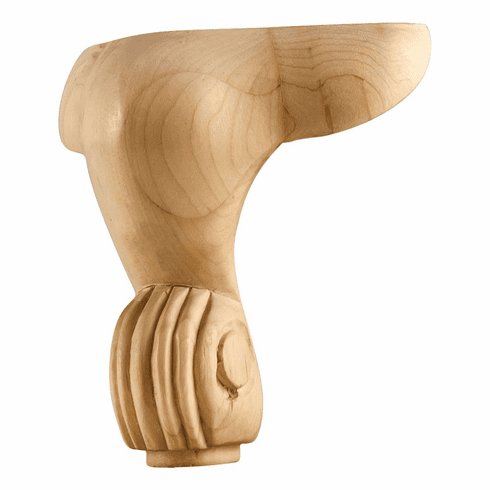 Hardware Resources WLF60MP 5" x 5" x 6" French Leg  Species: Maple