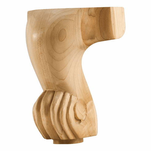 WLFC60MP 4-3/4" x 4-1/2" x 6" Center French Leg. Species: Maple