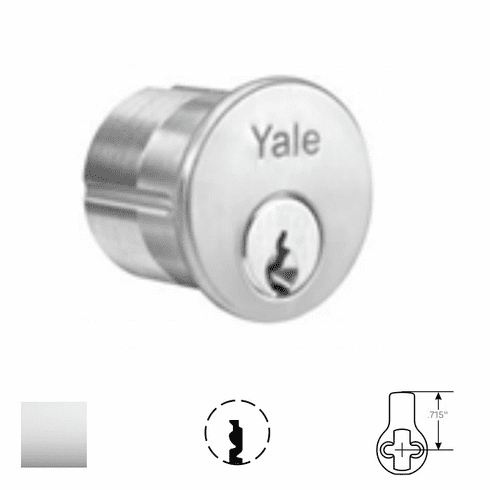 YALE COMMERCIAL 1152-1-1/8-SB-625 1152 Standard Mortise Cylinder For Cast Iron 115211/8SB625 1152 1 1/8 SB 625