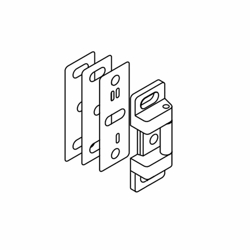 YALE COMMERCIAL 757F Fire Rated Rim Exit Device Strike 757F 757F