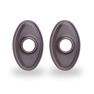 YALE RESIDENTIAL OVAL-ROSE-KNOB-10BP Oval Rosette For Knob OVALROSEKNOB10BP OVAL ROSE KNOB 10BP
