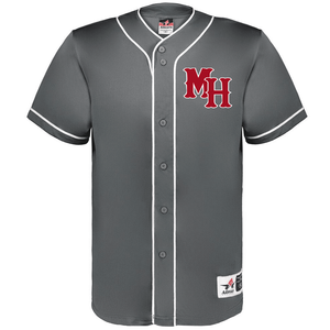 Alleson 52MBBJ Diamond Button Down Baseball Jersey