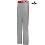 Alleson 655WLB 14oz. Crush Adjustable Inseam Piped Baseball Pants