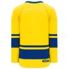 Athletic Knit H6400-257 House League Hockey Jersey - Maize / Royal