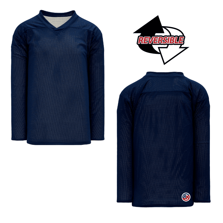 Athletic Knit H686216 Reversible Hockey Jersey Navy / White