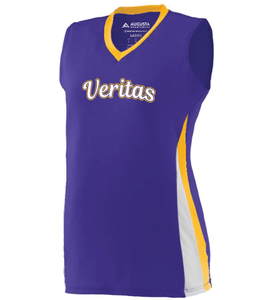 Augusta 1355 Tornado V-Neck Side Stripe Jersey