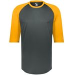 Badger 4133 3/4 Sleeve Wicking Baseball Raglan