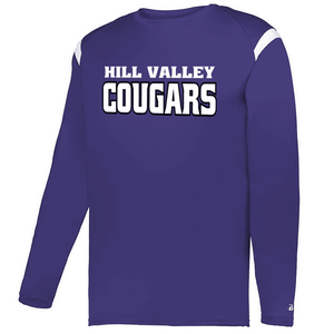 Badger 4255 Shoulder Stripe Long Sleeve Shooting Shirt