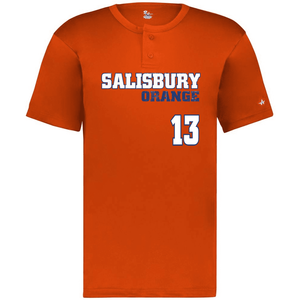 Alleson 7930 2-Button Wicking Baseball Jersey