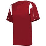Alleson 7937 Pro 2-Button Wicking Baseball Jersey