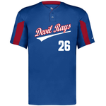 Alleson 7976 Striker 2-Button Baseball Jersey