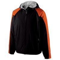 black / orange