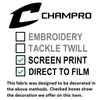 Champro BSTK19F Reversible Flag Football Jersey
