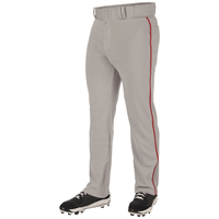 grey / scarlet