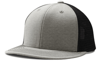 heather grey / black