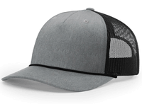 heather grey / black