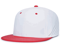 white / red