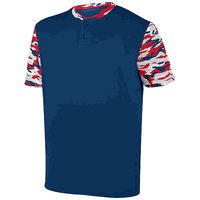 navy / red