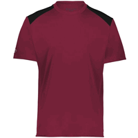 maroon / black