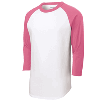 white / pink