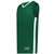 dark green / white