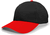 black / red