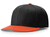 black / orange