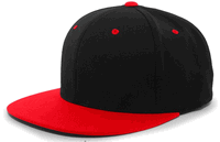 black / red
