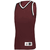 maroon - black / white
