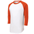 white / deep orange
