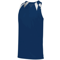navy / white