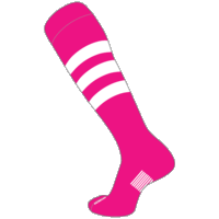 neon pink / white