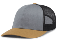 heather grey - light charcoal / amber