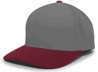 graphite / maroon