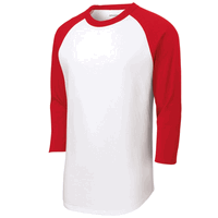 white / red