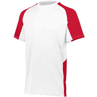 white / red